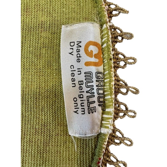 Group Muylle Belgium Tapestry Placemat Doily-Rectangle 17.5 x 13 Chenille VTG - Picture 6 of 11